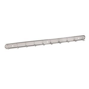 Stainless Steel Towel Hat Coat 10 Hooks Wall Mount Rack Hanger
